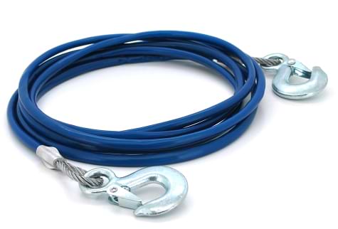 Буксирувальний трос Voltronic BY-423/4/3 в PVC кожухе 4х8мм, 4м/3 т, Пакет